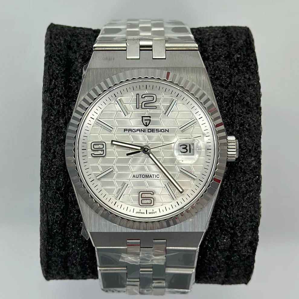 Reloj Automático PAGANI DESIGN Inspiración Land-Dweller Plata White (PDYS027)