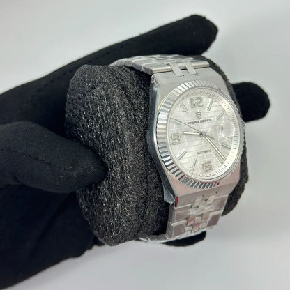 Reloj Automático PAGANI DESIGN Inspiración Land-Dweller Plata White (PDYS027)