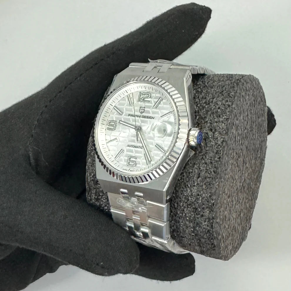 Reloj Automático PAGANI DESIGN Inspiración Land-Dweller Plata White (PDYS027)