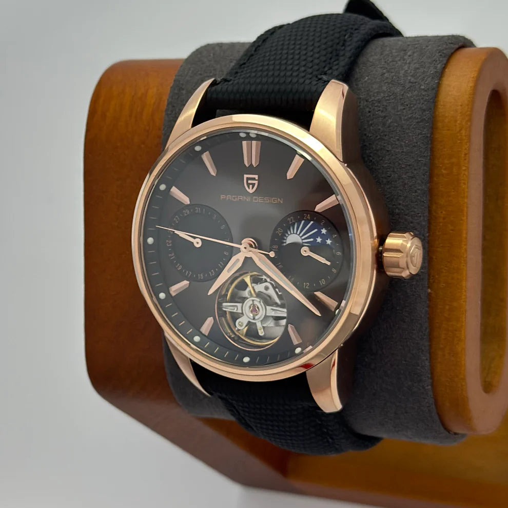 Reloj Automático PAGANI DESIGN Imperial Aurora Rose Black (PDYS021)