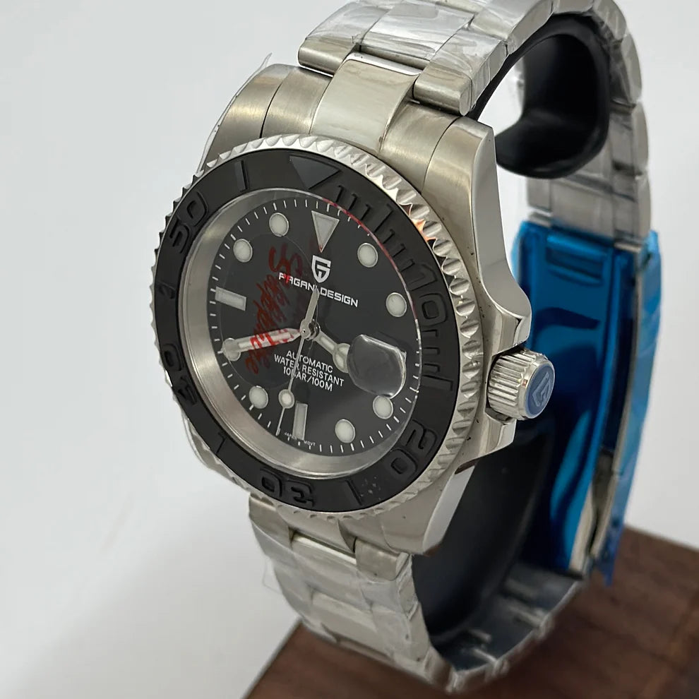 Reloj Automático PAGANI DESIGN Yacht-Master Steel Black (PD1651)