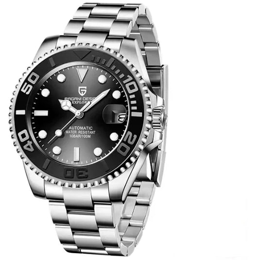 Reloj Automático PAGANI DESIGN Yacht-Master Steel Black (PD1651)